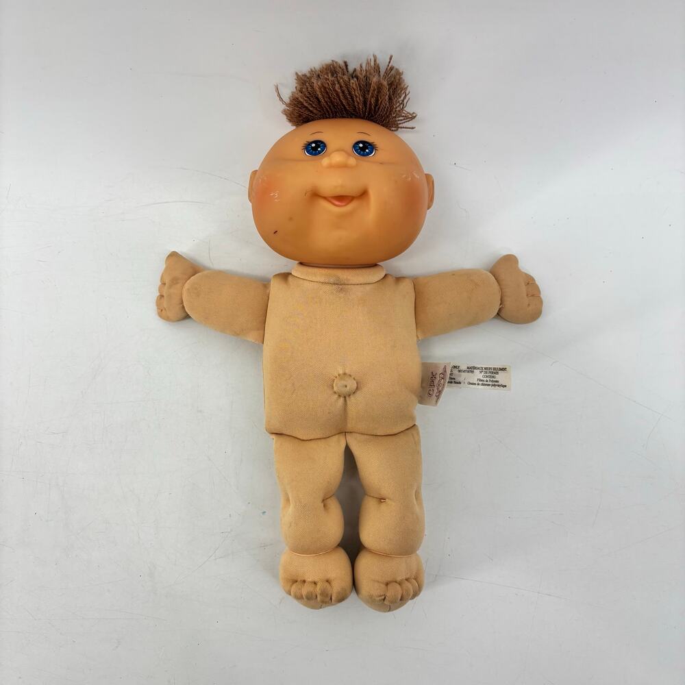 Cabbage Patch Kids CPK Baby Doll Blue Eye Brown Hair 2009